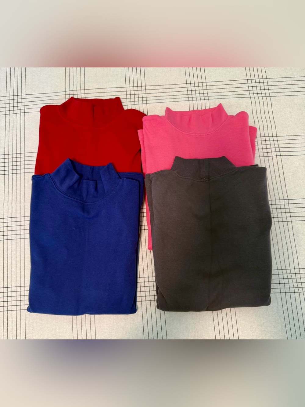 Great Northwest Women’s Mock Neck Tops Medium Lot of 4 Cotton Blend